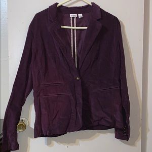 Dark purple blazer